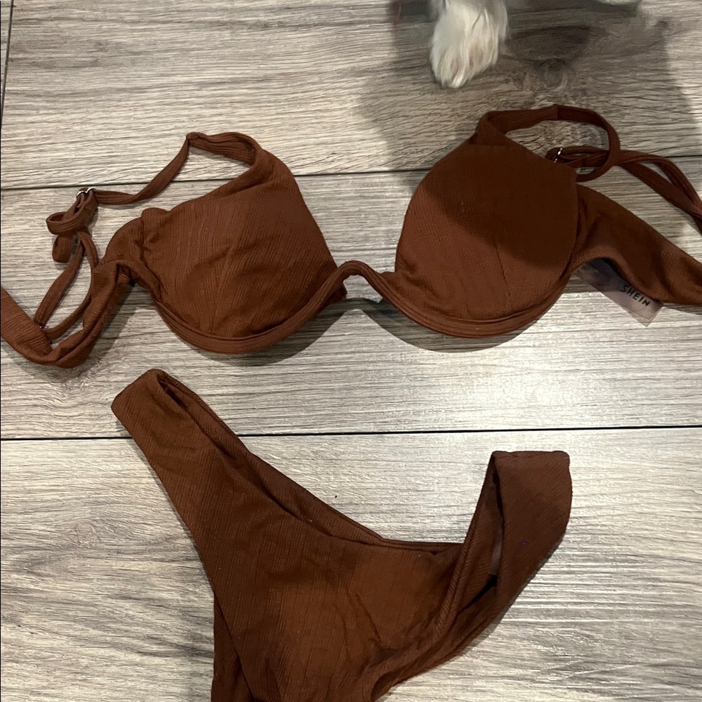 Brown Bikini Set